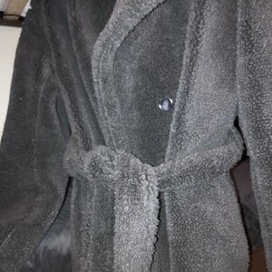 Women's Black Faux Fur Coat